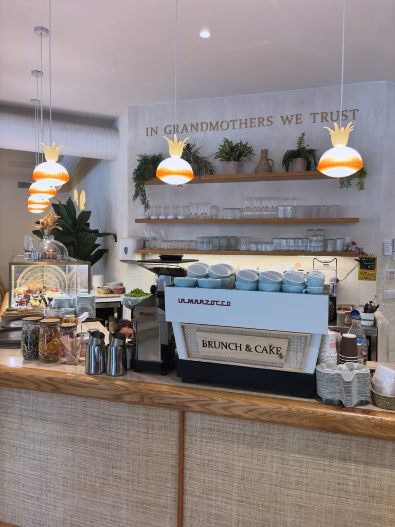 Barra de café de Brunch & Cake