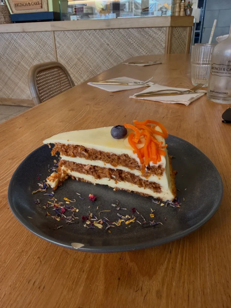 Carrot cake de Brunch & Cake fotografiado por MUYNEGRE