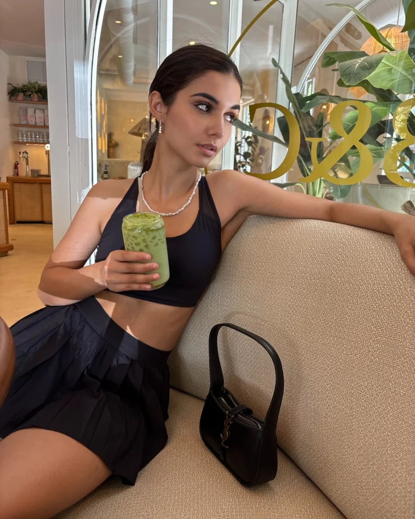 Colaboración con influencer en Brunch & Cake: iced matcha