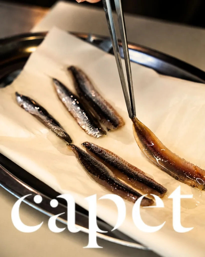 Anchoas en Capet, fotografiado por MUYNEGRE