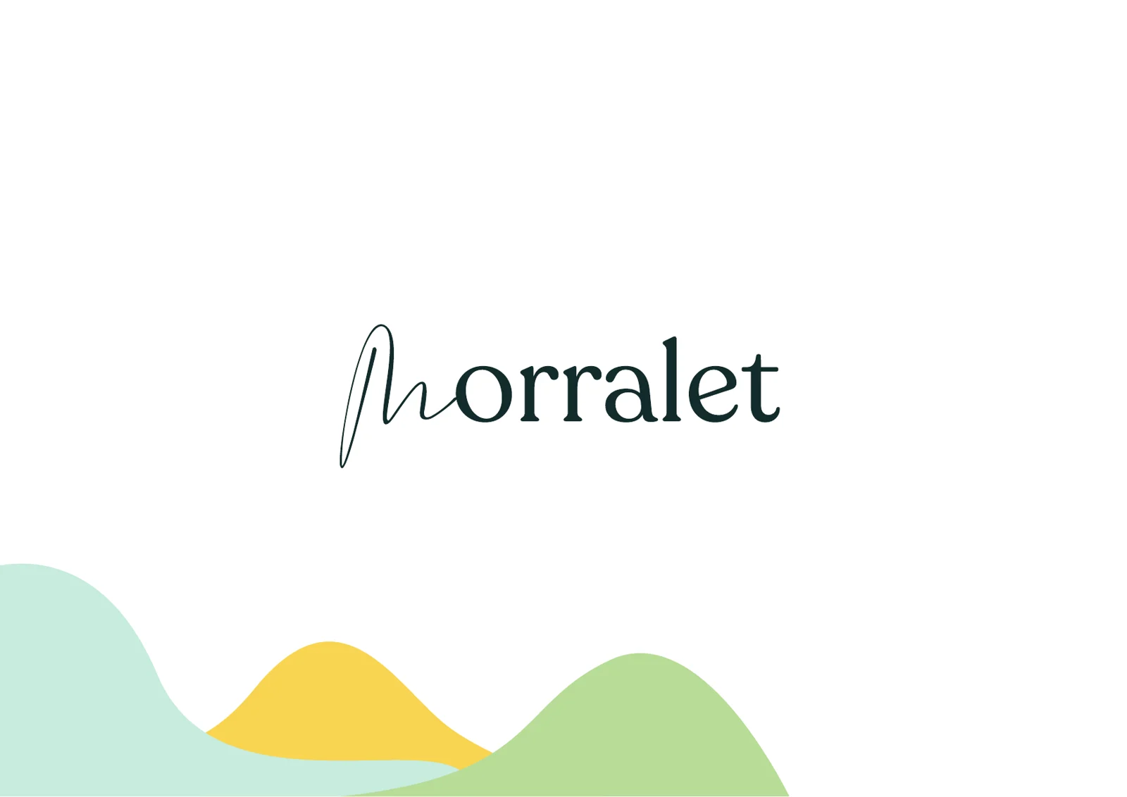 Logotipo de Morralet con las olas de la marca