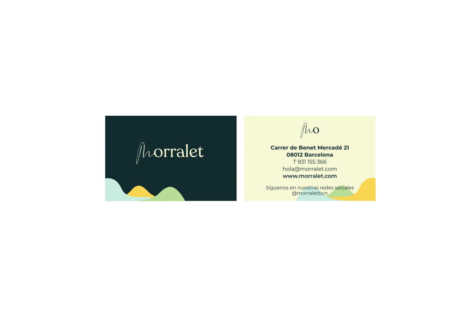 Tarjetas de visita de Morralet