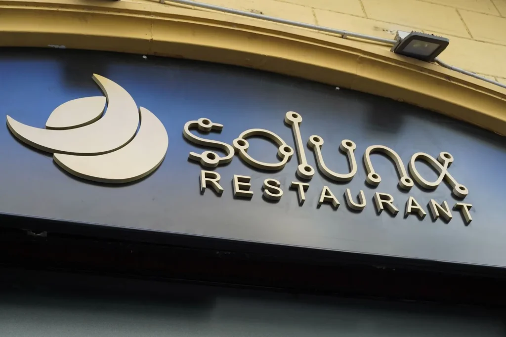 Fachada de Soluna Restaurant en Barcelona